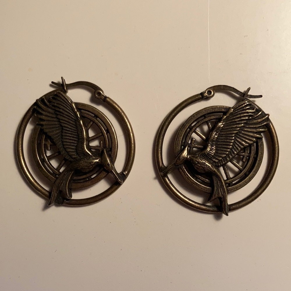 Hunger Games Mockingjay Earrings